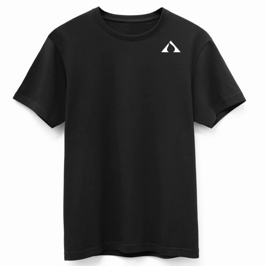 Premium SaltTactical SUPIMA Cotton Shirt Black with White Branding